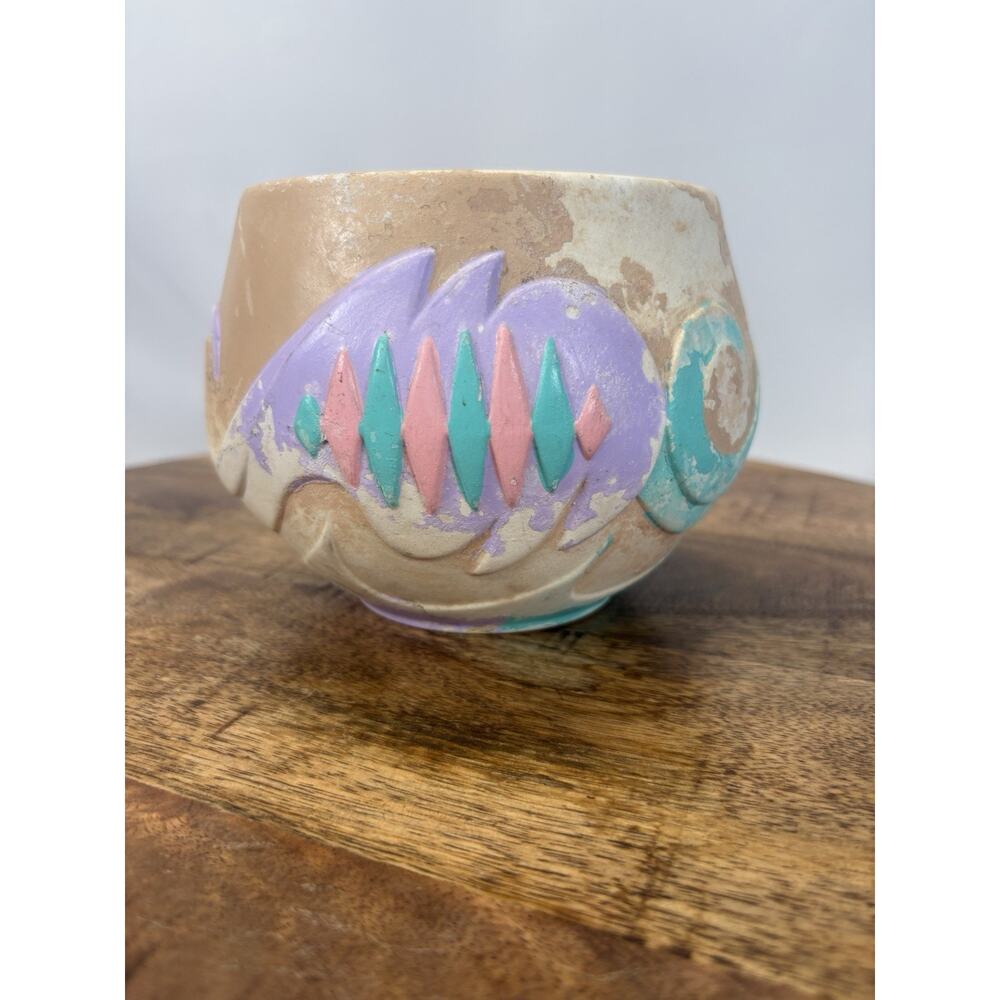 Midcentury Atlantic Mold Ceramic Pot MCM 5” Tall